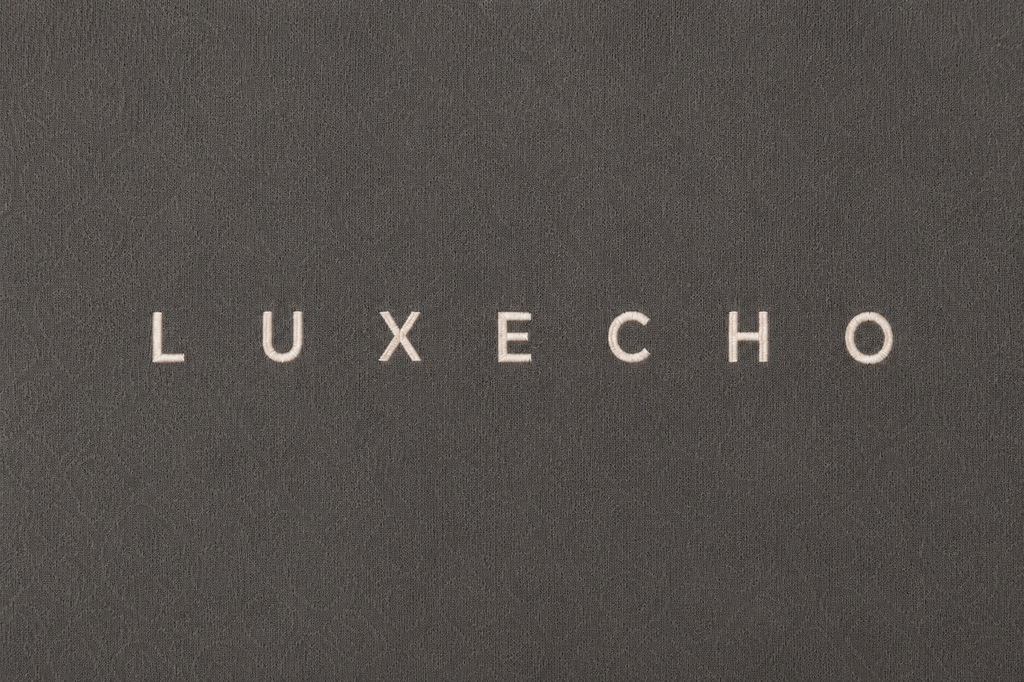 LUXECHO Signature Oversized T-Shirt – Charcoal Grey
