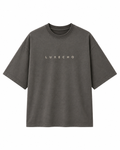 LUXECHO Signature Oversized T-Shirt – Charcoal Grey