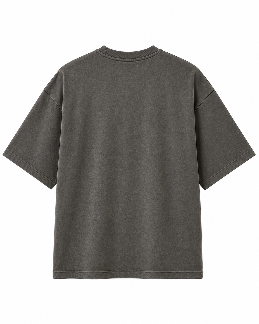 LUXECHO Signature Oversized T-Shirt – Charcoal Grey