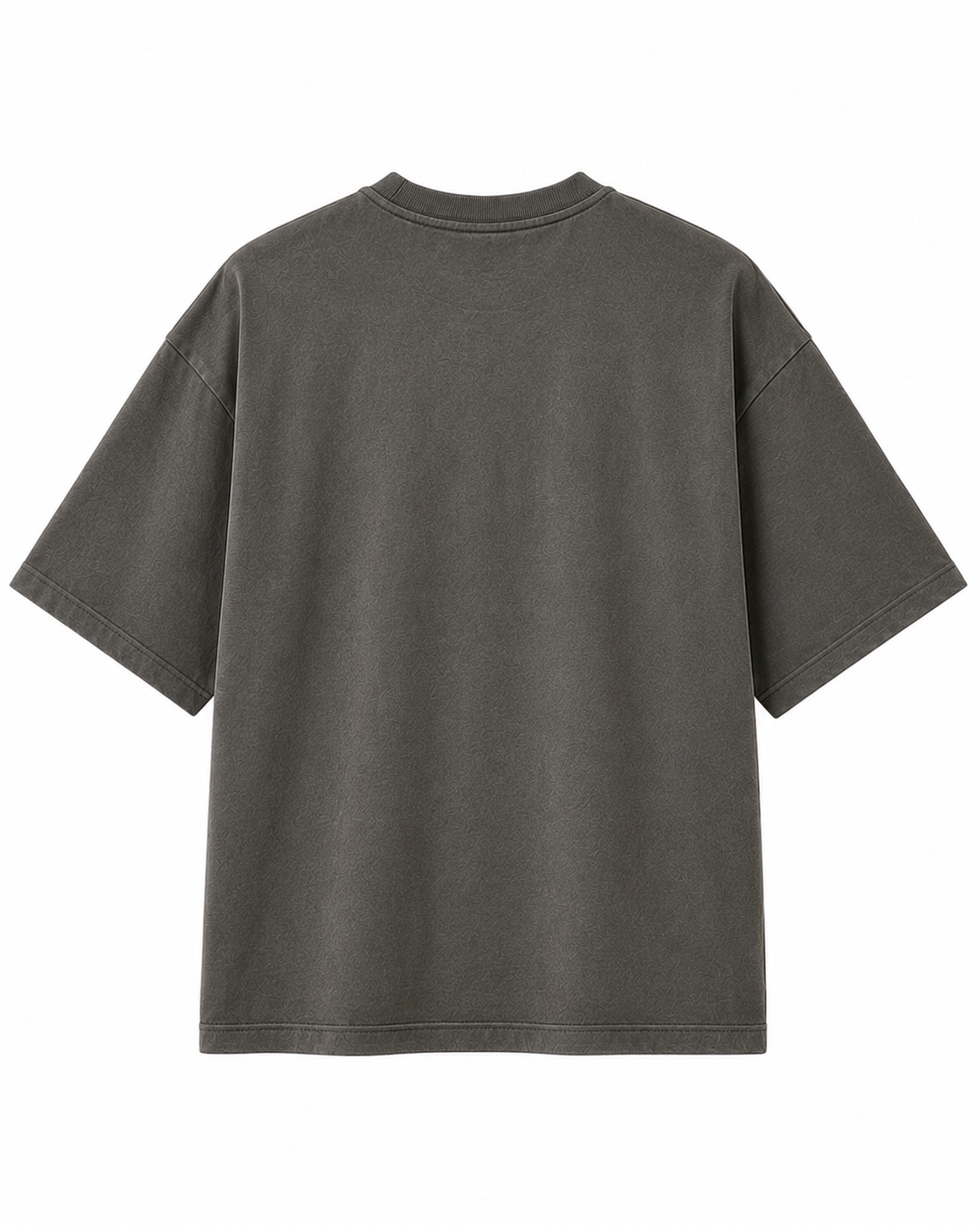 LUXECHO Signature Oversized T-Shirt – Charcoal Grey